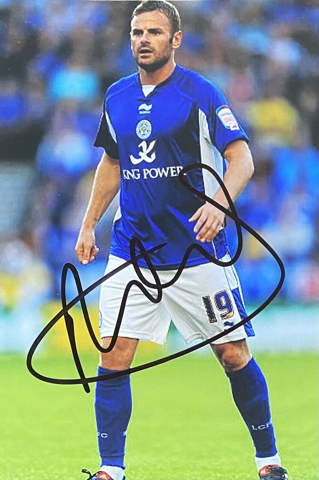 Richie Wellens Genuine Hand Signed Leicester City 6X4 Photo Poster painting