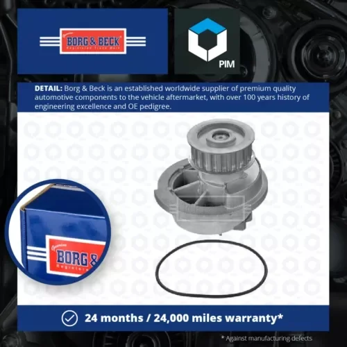 Water Pump fits VAUXHALL ASTRA G 1.6 00 to 06 Z16SE Coolant B&B 09199595 1334078 Parts