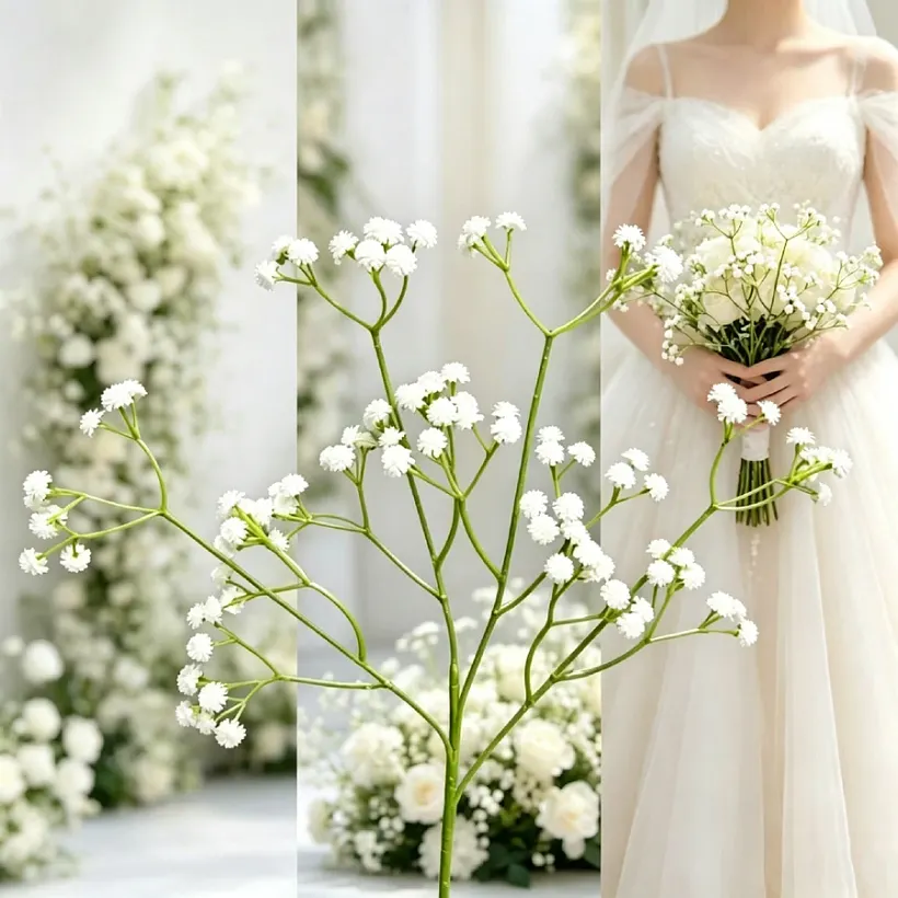 baby's breath♡プロフ要確！ Soft PU Baby's Breath | 5 Stems | 24.4