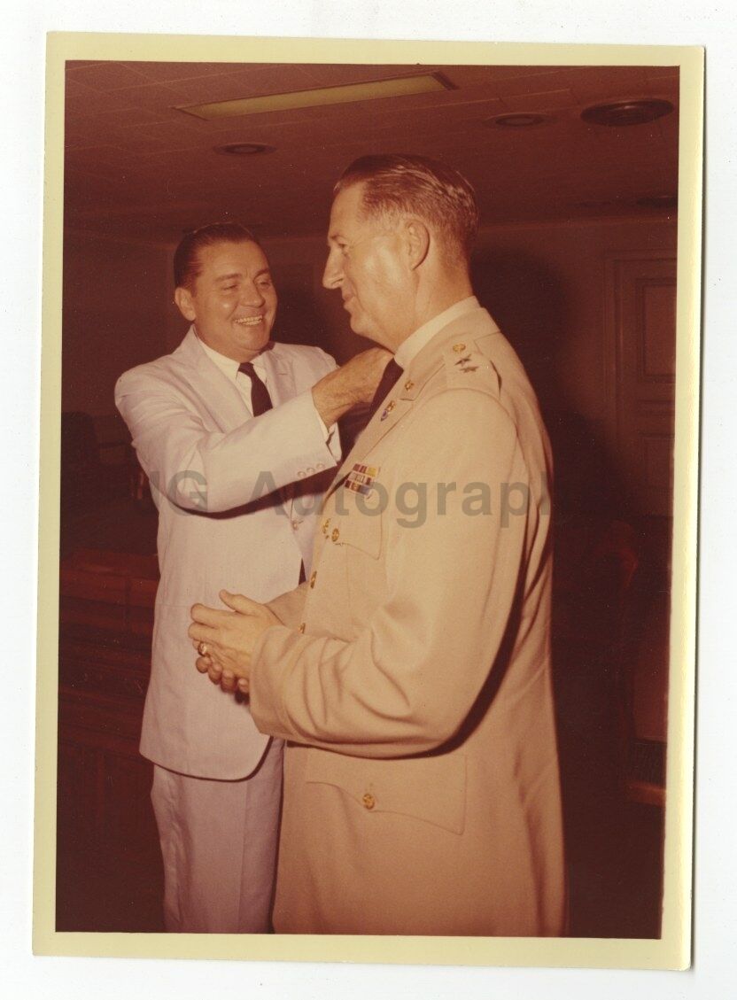 Chester Clifton - Military Aide to JFK - Original Vintage Photo Poster paintinggraph