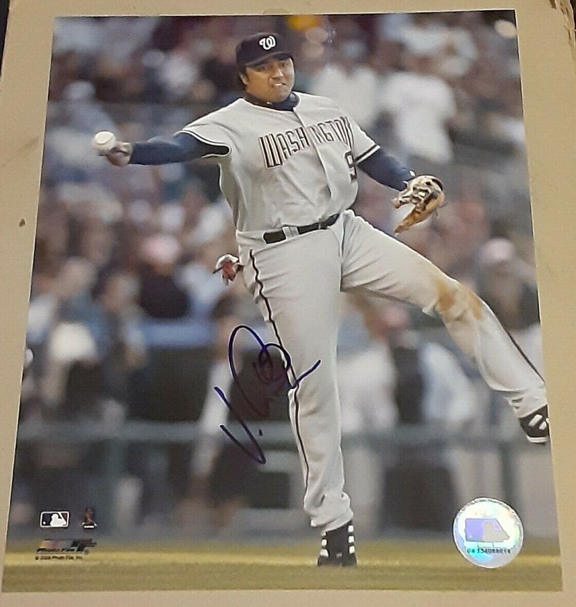 Vinny Castilla Washington Nationals SIGNED AUTOGRAPHED Photo Poster painting File 8X10 COA MLB