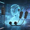 Wireless head-mounted microphone