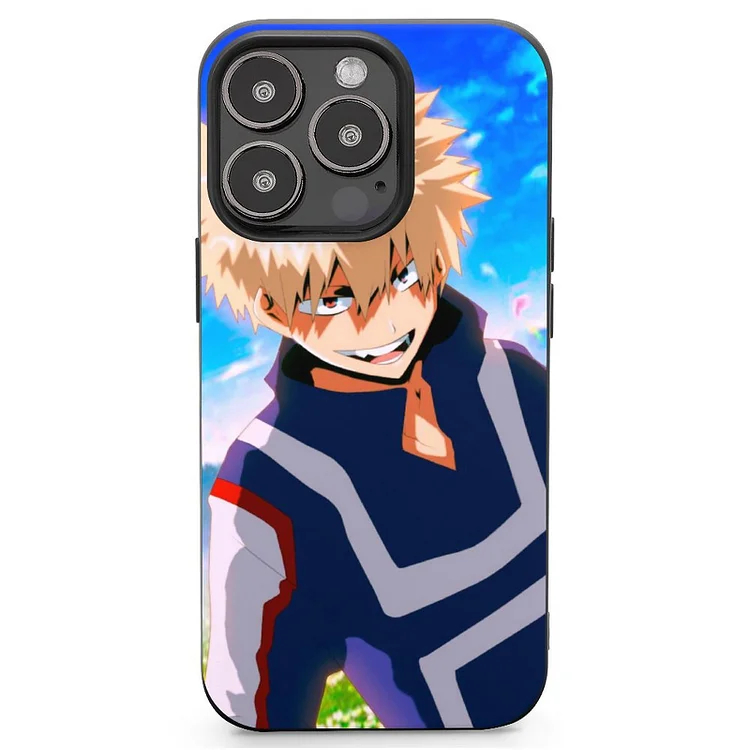 Katsuki Bakugou Anime My Hero Academia Phone Case Mobile Phone Shell IPhone 13 and iPhone14 Pro Max and IPhone 15 Plus Case - Heather Prints Shirts