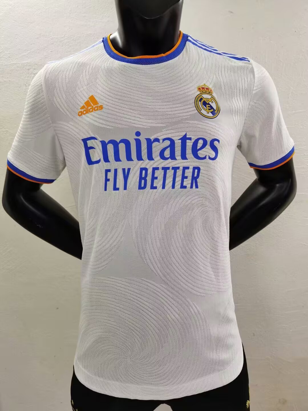 21/22 Real Madrid Home Player Version Football T-Shirt Thai Quality