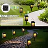 2 Pack Solar Lanterns Outdoor Waterproof Vintage Long Lasting Hangings Lamp 14x4inch Garden Yard Patio Deck Lighting for Outdoor Decor