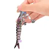 Fish Keychain Acrylic Lovely Jewelry Fishing Lure Keychain Gifts for Men (Pink)