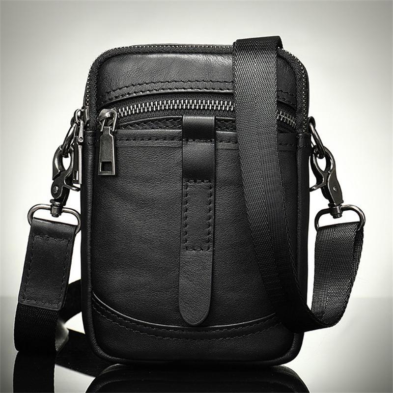 High Quality Multifunctional Belt Bag Casual Leather Crossbody Bag