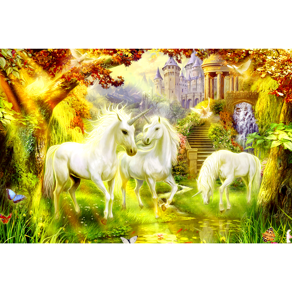 

Castle Horses - 1000 Pieces Jigsaw Puzzle, 501 Original