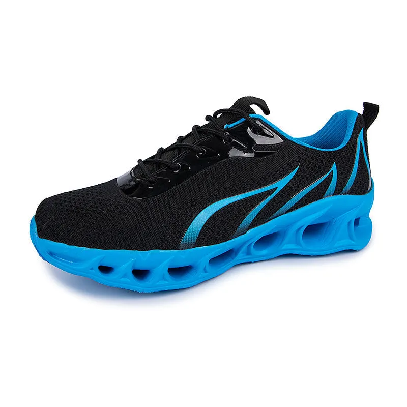 Softsfeel Women's Relieve Foot Pain Perfect Walking Shoes - Black Blue