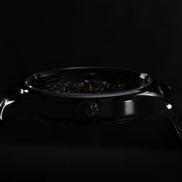 Schwarzwald Engraved Double Sided Skeleton Mechanical Watch For