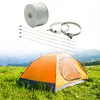 Fireproof Pipe Wrap Pipe Insulation Webbing w/ 2 Clamps for Stove Flue Protector