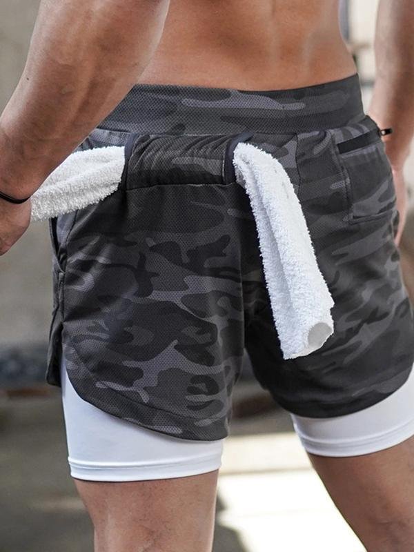 double layer bike shorts