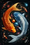 Luxury AB Velvet Diamond Painting Kit - Pisces