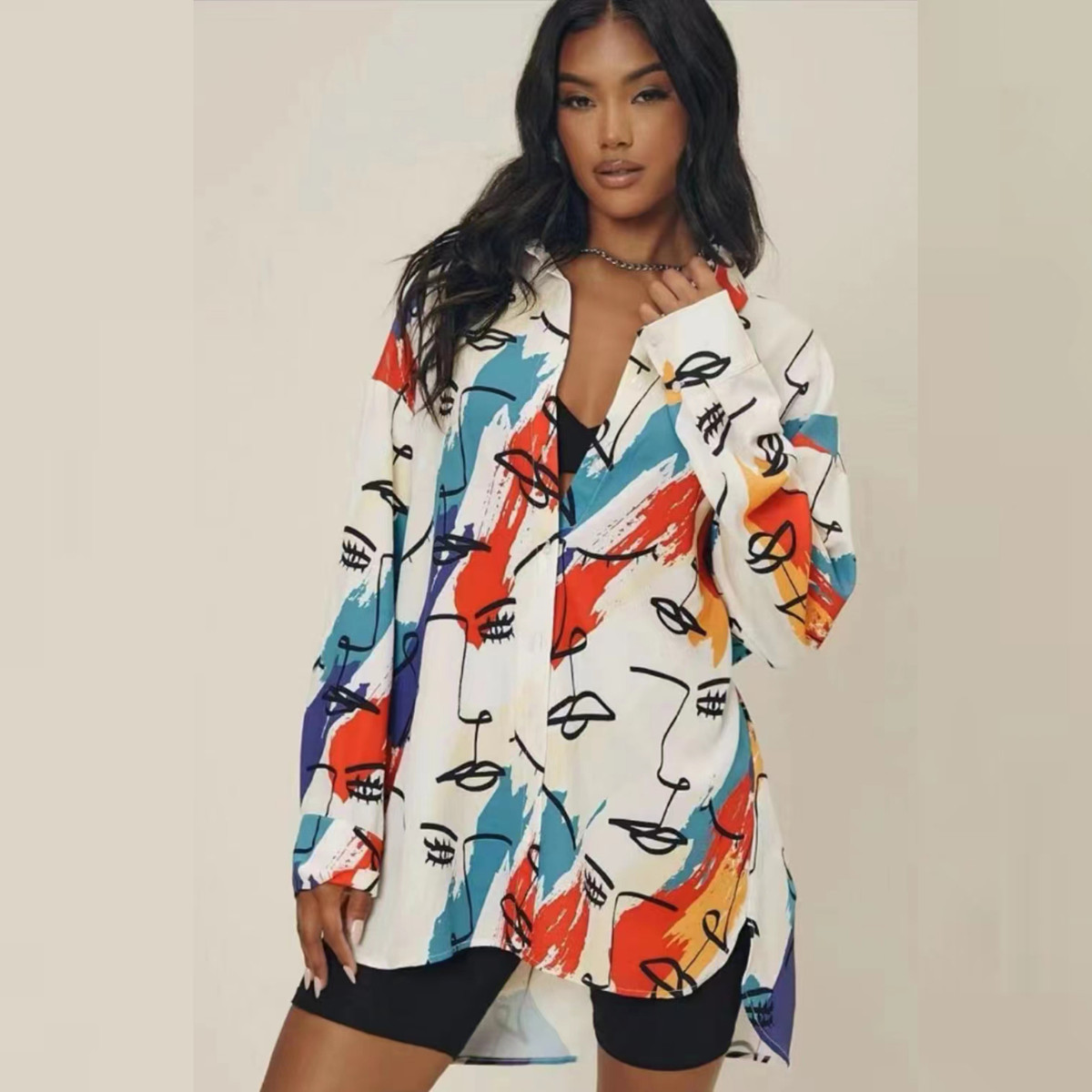 Mature Women Casual Blouse Shirt Tunic Tops