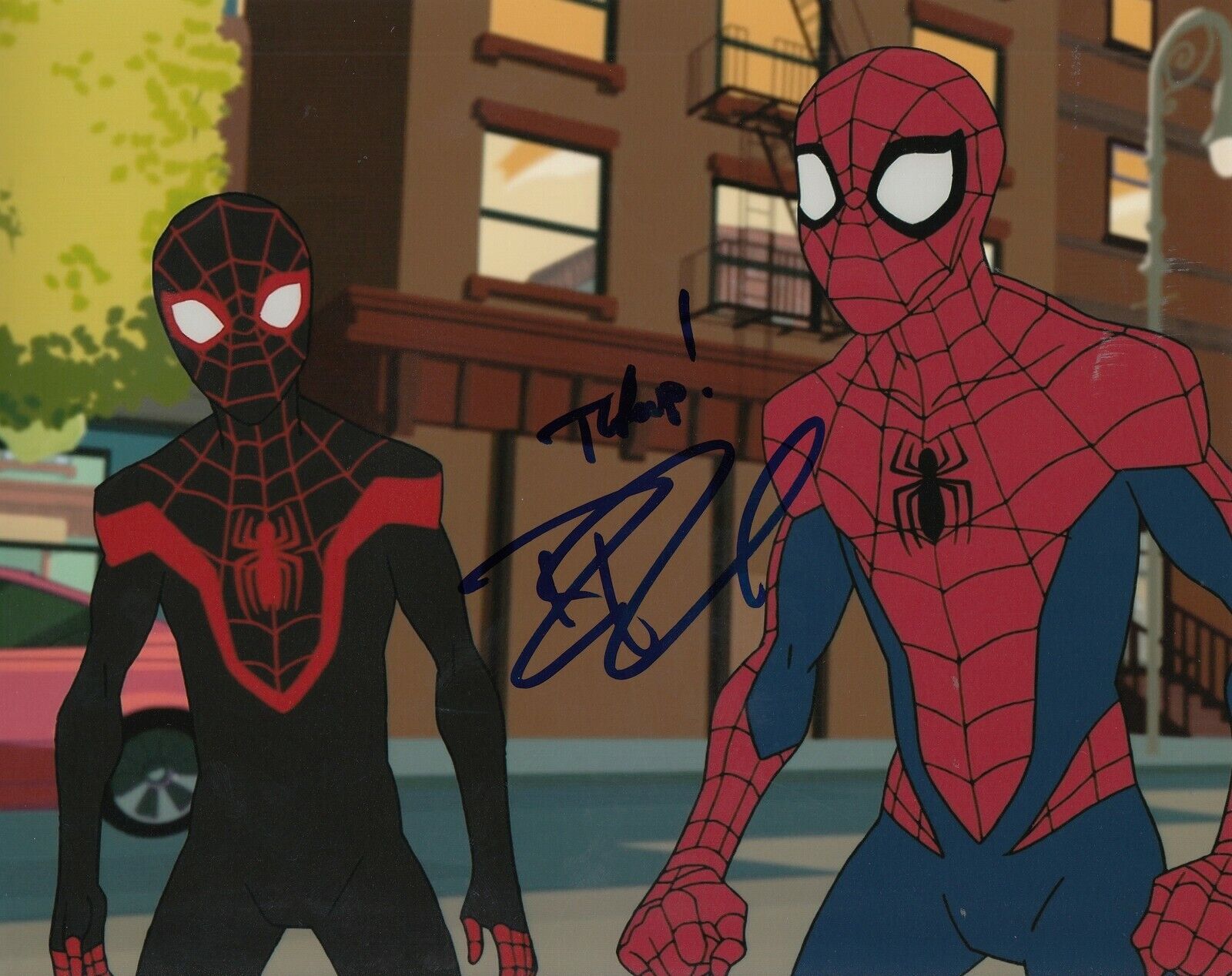 ROBBIE DAYMOND signed (SPIDER-MAN) TV show *PETER PARKER* 8X10 Photo Poster painting W/COA #2