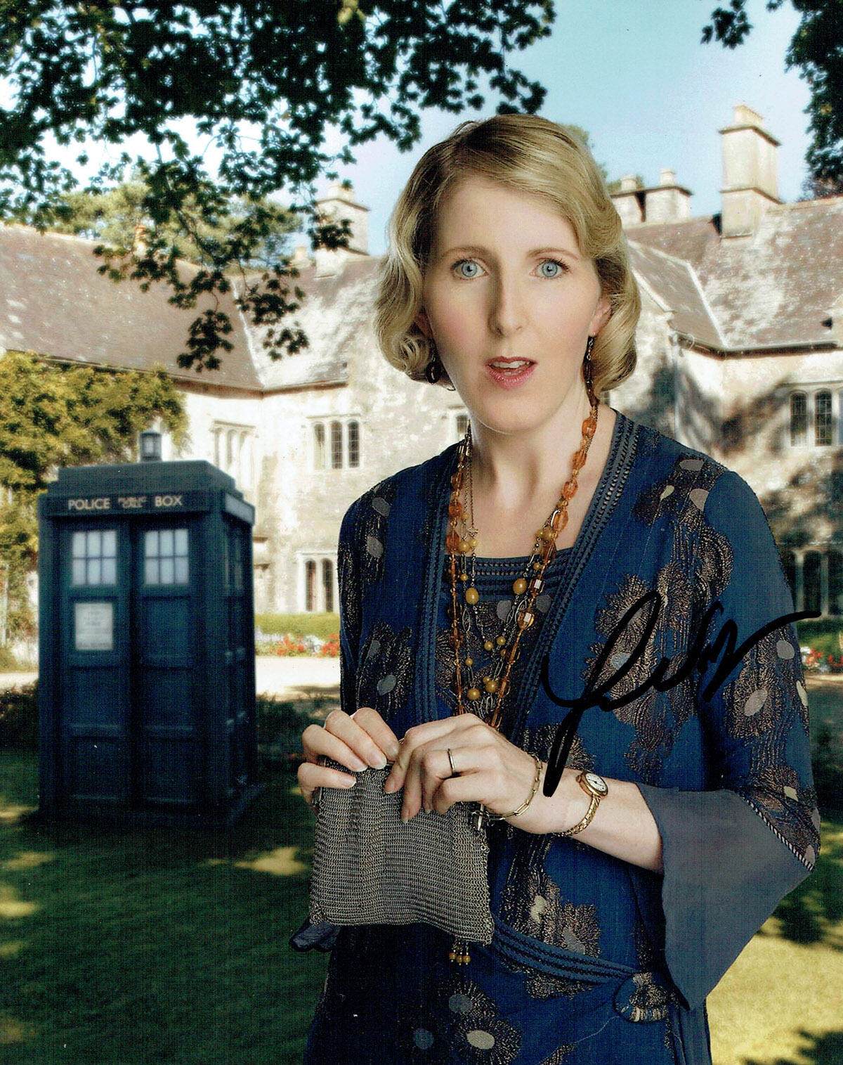 Fenella WOOLGAR SIGNED Autograph 10x8 Photo Poster painting AFTAL COA Dr Who Agatha CHRISTIE