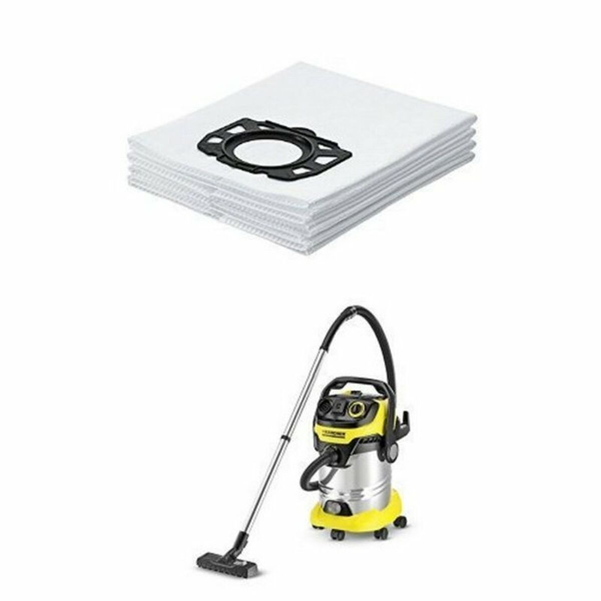 Replacement Bag for Vacuum Cleaner K&auml;rcher 2.863-006.0 (4 uds)