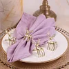 Matte Golden Elk Event Catering Napkin Ring