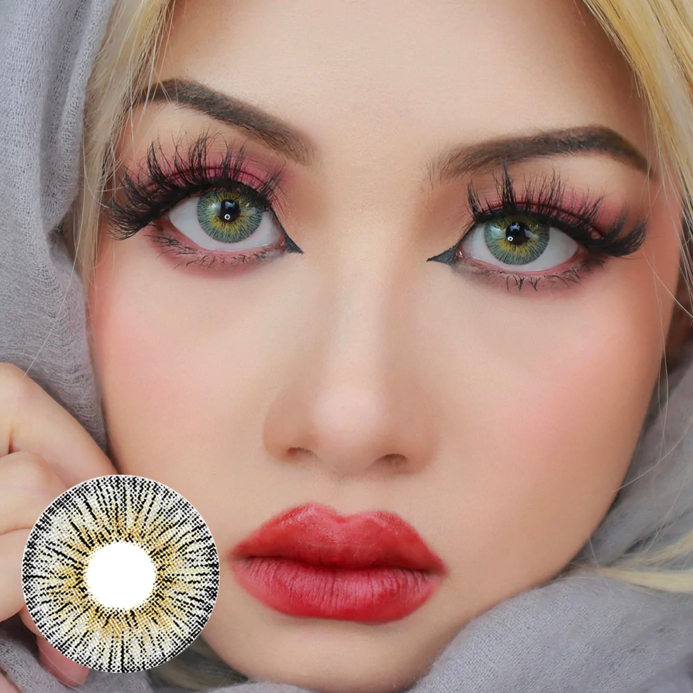Retro Marble Fashion Style Contact Lenses 14.2mm