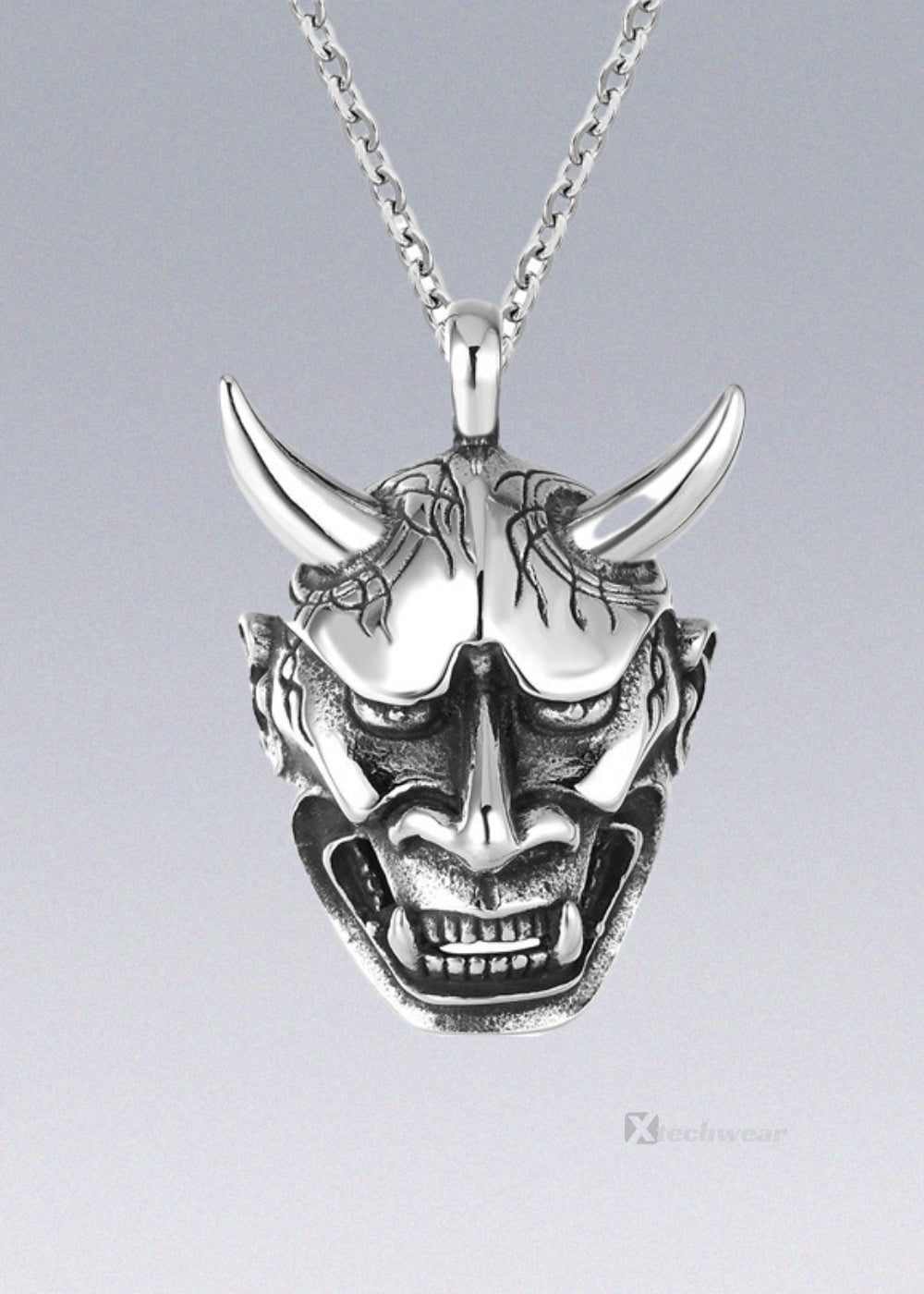 Oni Japanese Necklace Techwear - X techwear-x