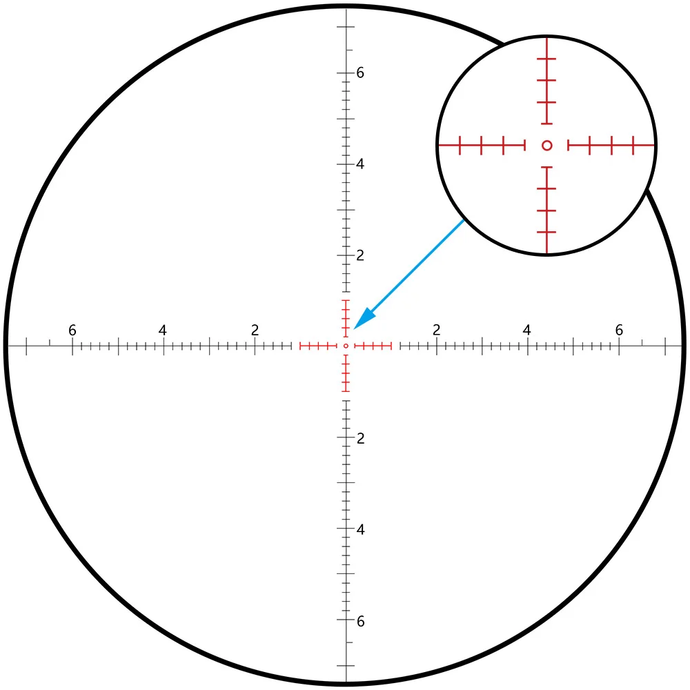 ohhunt® 1-5X24 IR 30MM SFP Red Illuminator Glass Etched Reticle LPVO Tactical Scope