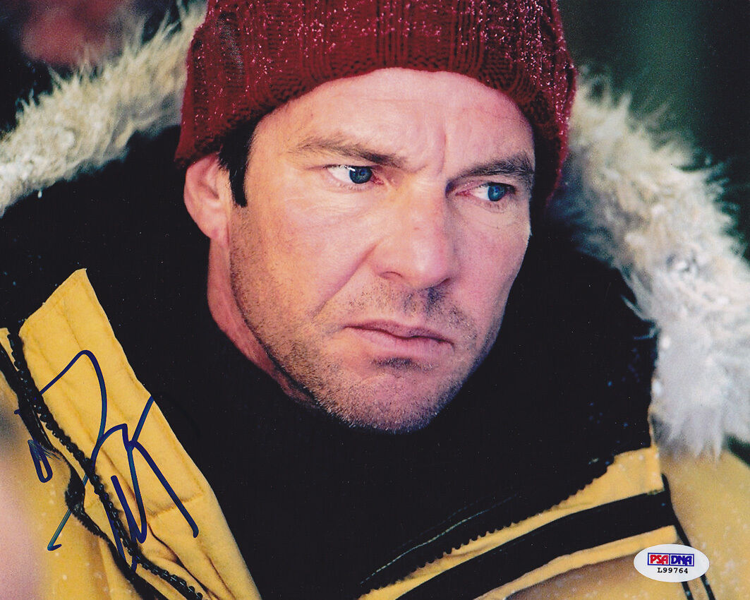 Dennis Quaid SIGNED 8x10 Photo Poster painting Jack Hall Day After Tomorrow PSA/DNA AUTOGRAPHED