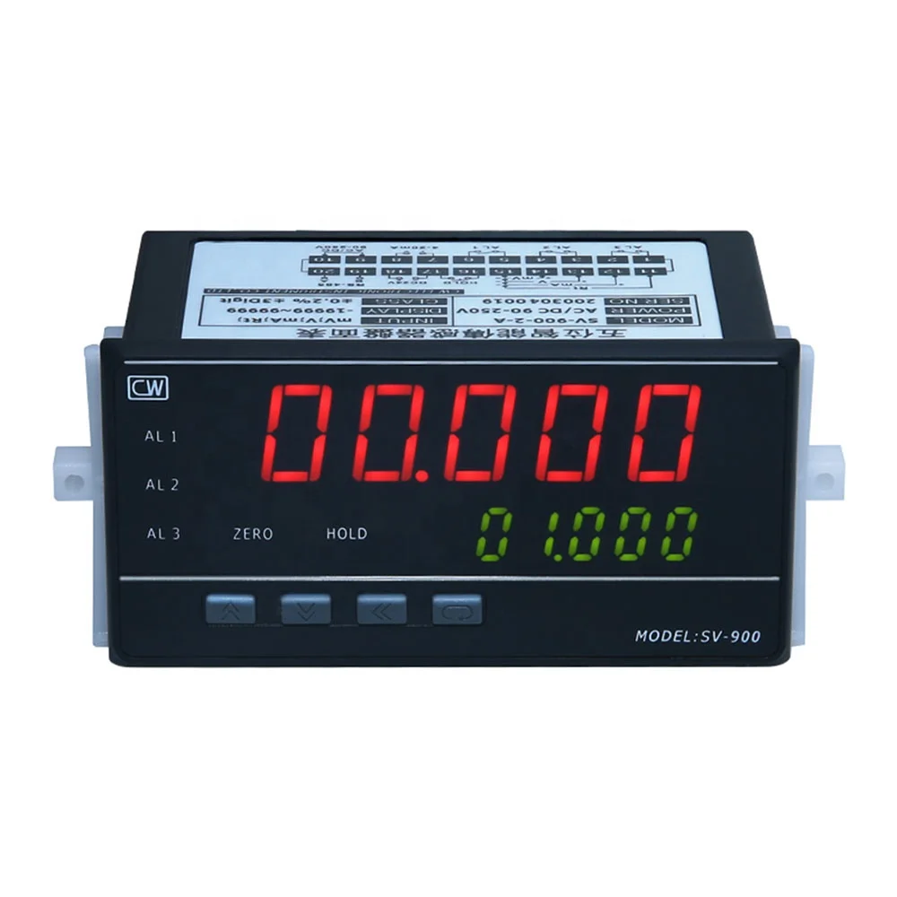 5 Digit Intelligent Pressure Gauge Digital Display Pressure Display Gauge Analog Quantity Display Gauge SV-900