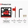 Adjustable Milling Machine Rod Clamp Metric 8mm-20mm Dowel Maker for Woodworking