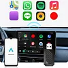 2 in 1 Wireless CarPlay Android Auto Adapter Plug & Play for Factory Wired Cars