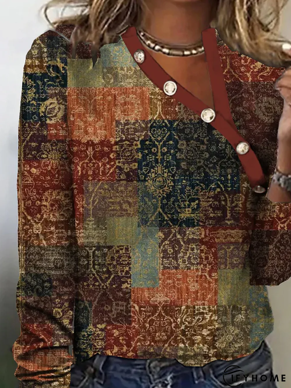 Buckle Casual T-Shirt | IFYHOME