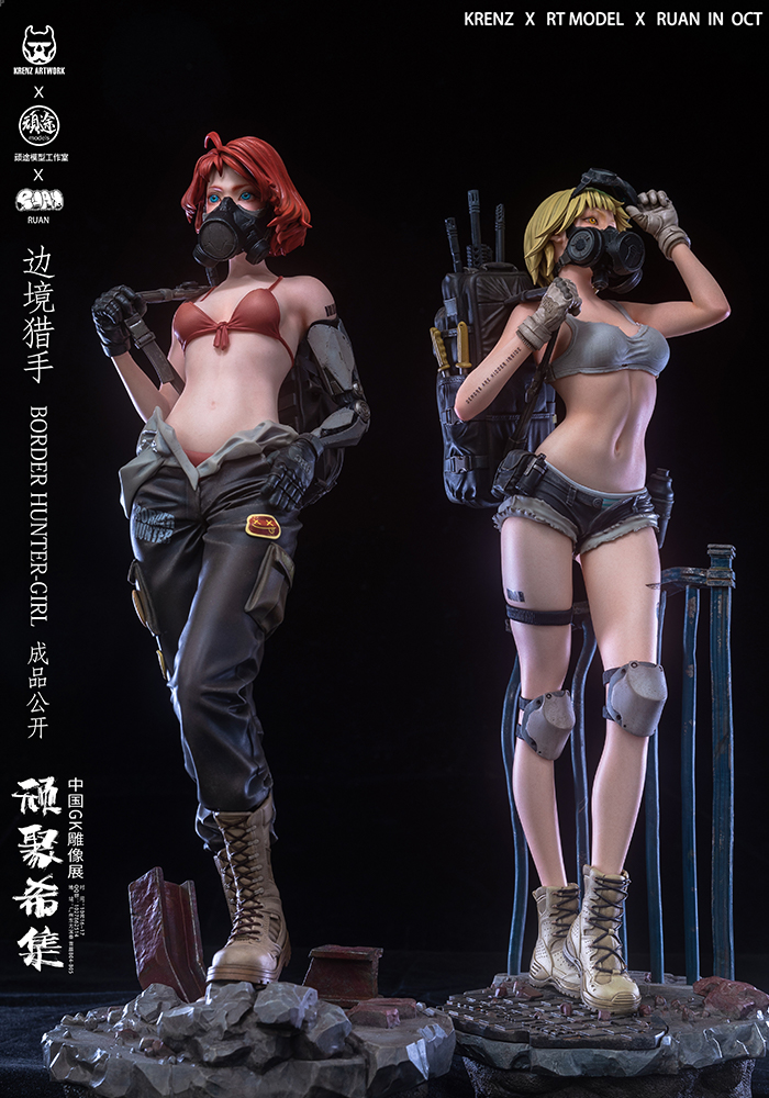 Border Hunter Rita and Anna 1/6 Scale Statue Set-shopify