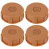 4Pcs Electric Water Pump Adapter Portable Camping Water Dispenser Adapter(Khaki)