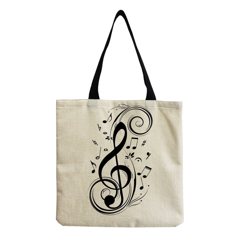 Source Piano Printed Casual Bag Harajuku Style Fashion Shoulder Bag Student Large Capacity Handbag