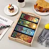 (US Only)Four Seasons Tree Wooden DIY Diamond Painting Tray Kit Serving Platter Decor