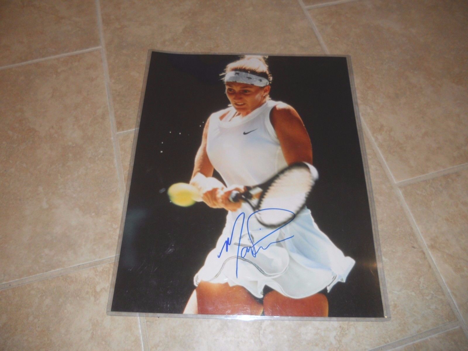 Mary Pierce Sexy Signed Autographed 16x20 Tennis Photo Poster painting PSA Guaranteed G1