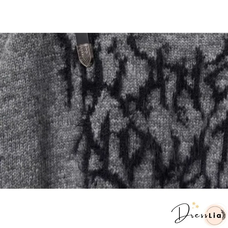 One-Shoulder Lazy Style Loose Sweater