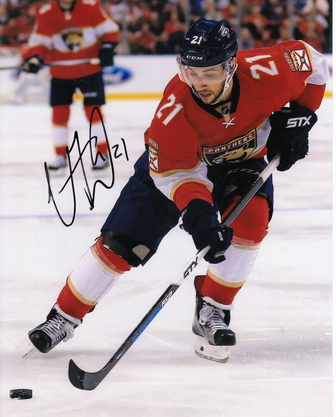 Vincent Trocheck #0 8x10 Signed Photo Poster painting w/ COA Florida Panthers