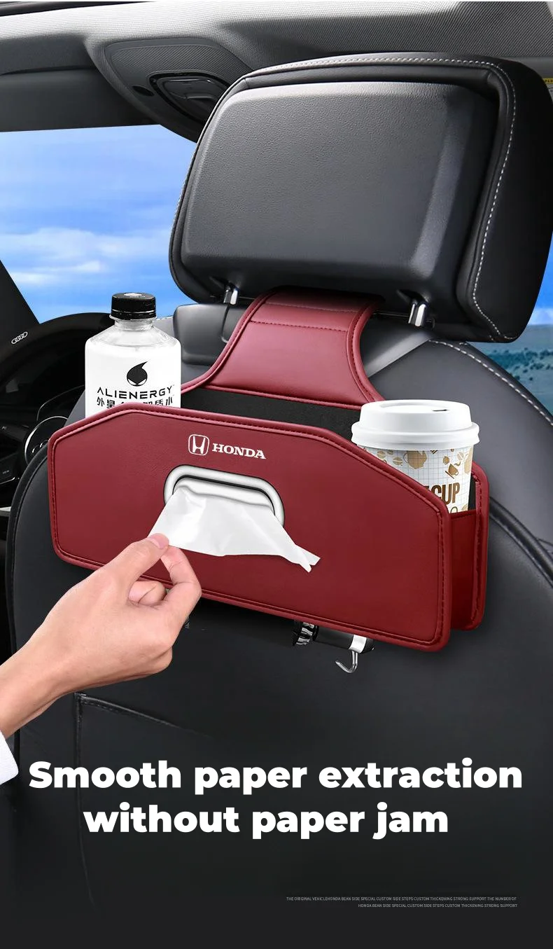 Car seat back hook multifunctional cup holder storage box