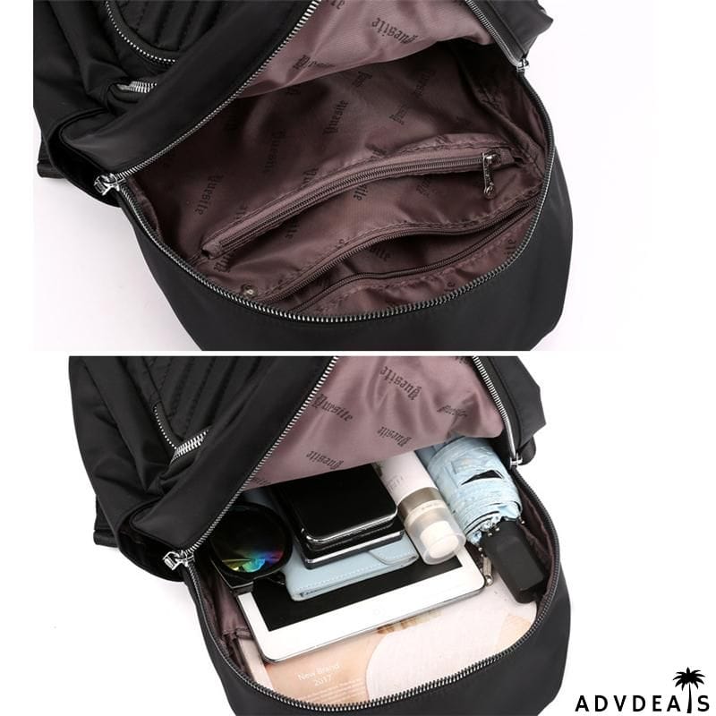 Great Simple Design Single Flat Top Handle All-Around Zip Fastening Backpack