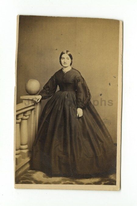 19th Century Fashion - 1800s Carte-de-visite Photo Poster painting - J. Kolbeck of Philadelphia