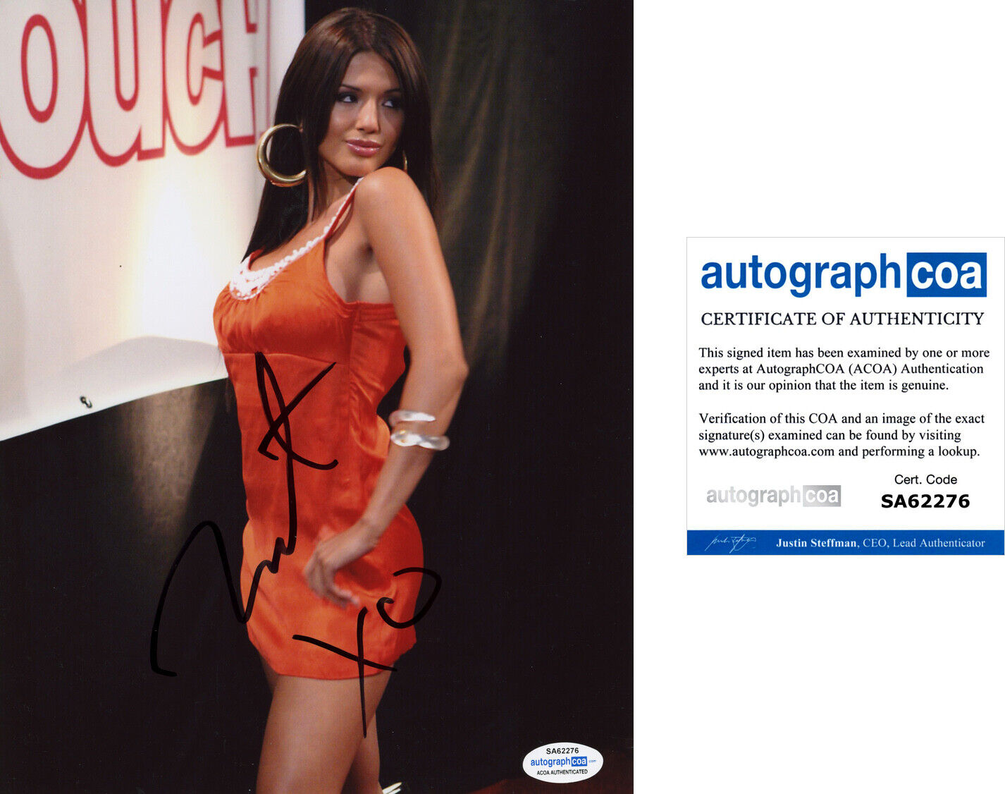 NATALIE MEJIA signed Autographed GIRLICIOUS