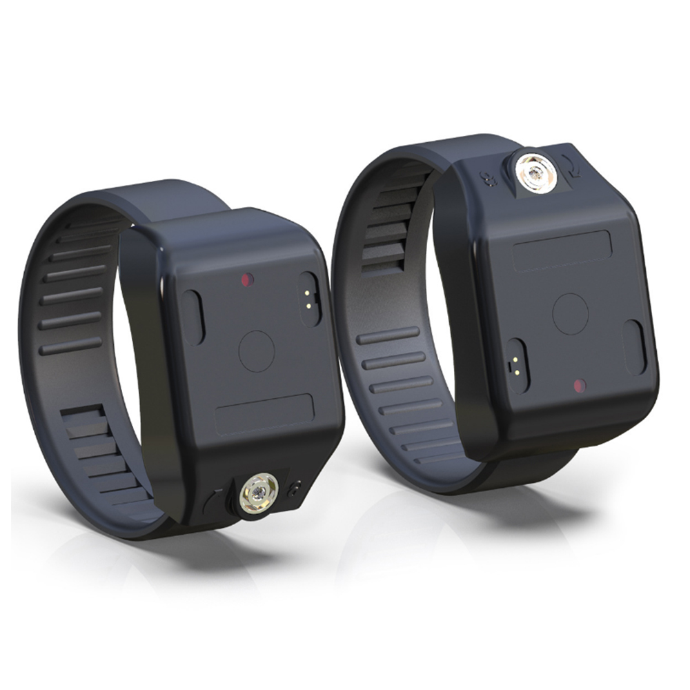 Tamper Proof 13.56mhz 2.4G 80m Active RFID Wrist Band Waterproof Smart NFC Tag Bracelet For Hospital