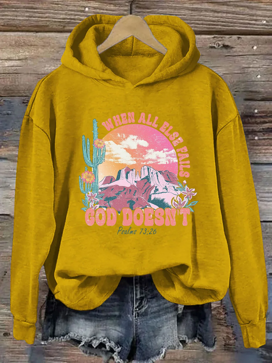 When All Else Fails God Doesn't Hoodie