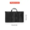 Folding Iron Net Table Storage Bag Cooking Mesh Desk Bag for Backyards BBQ Party
