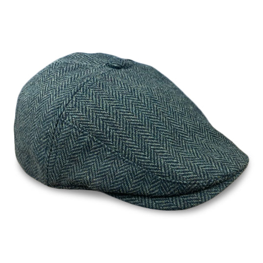 Hatsfashion-The Original 5-Panel   Cap - Dark Olive Green Herringbone