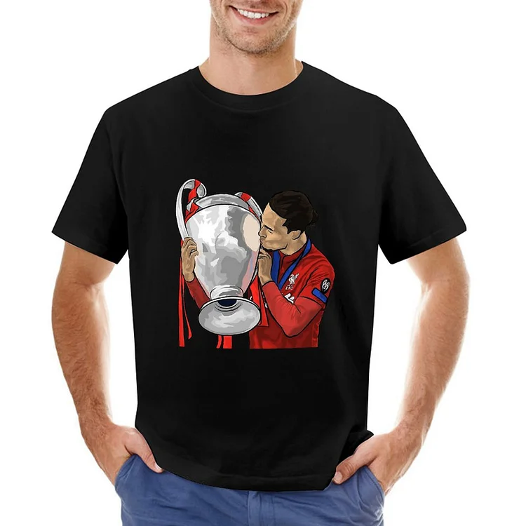 Virgil Van Dijk Men's Soccer Culture Tee
