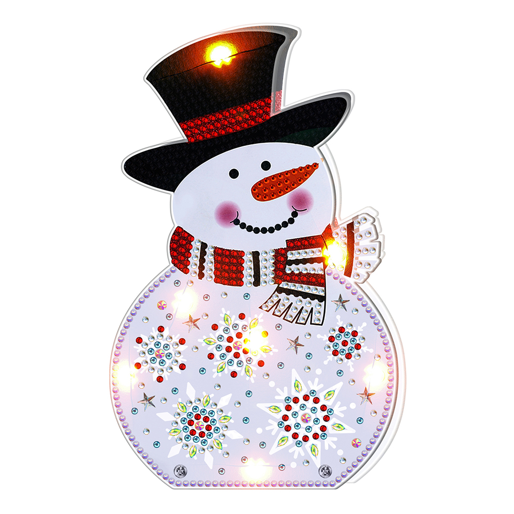 

Snowman Double Sided Diamond - 5D DIY Craft Lamp, 501 Original