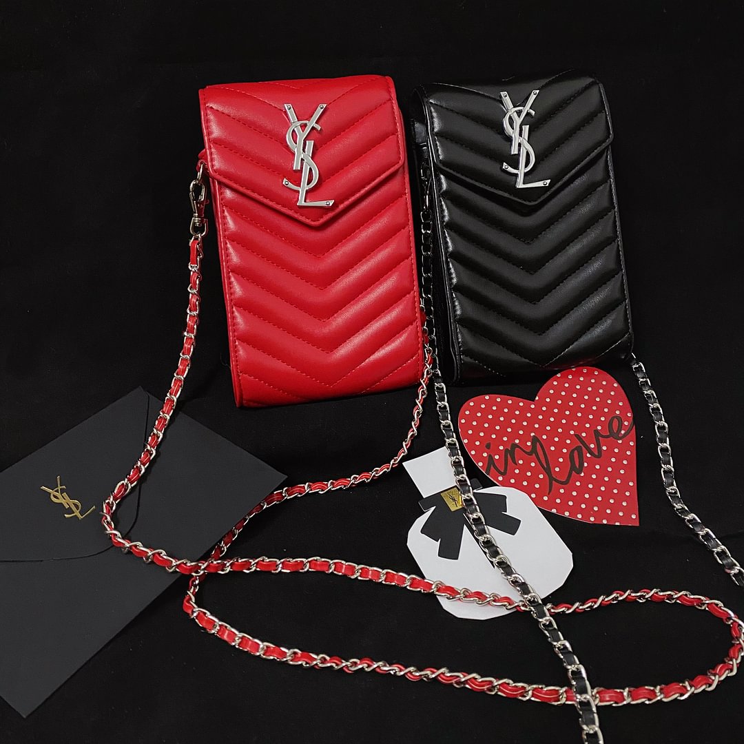 YSL Saint Laurent Loulou Satchel Elegant Phone Crossbody Bag Tote