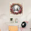 Christmas Cottage-11CT Stamped Cross Stitch 40*40cm/15.75*15.75in tapestrymarket