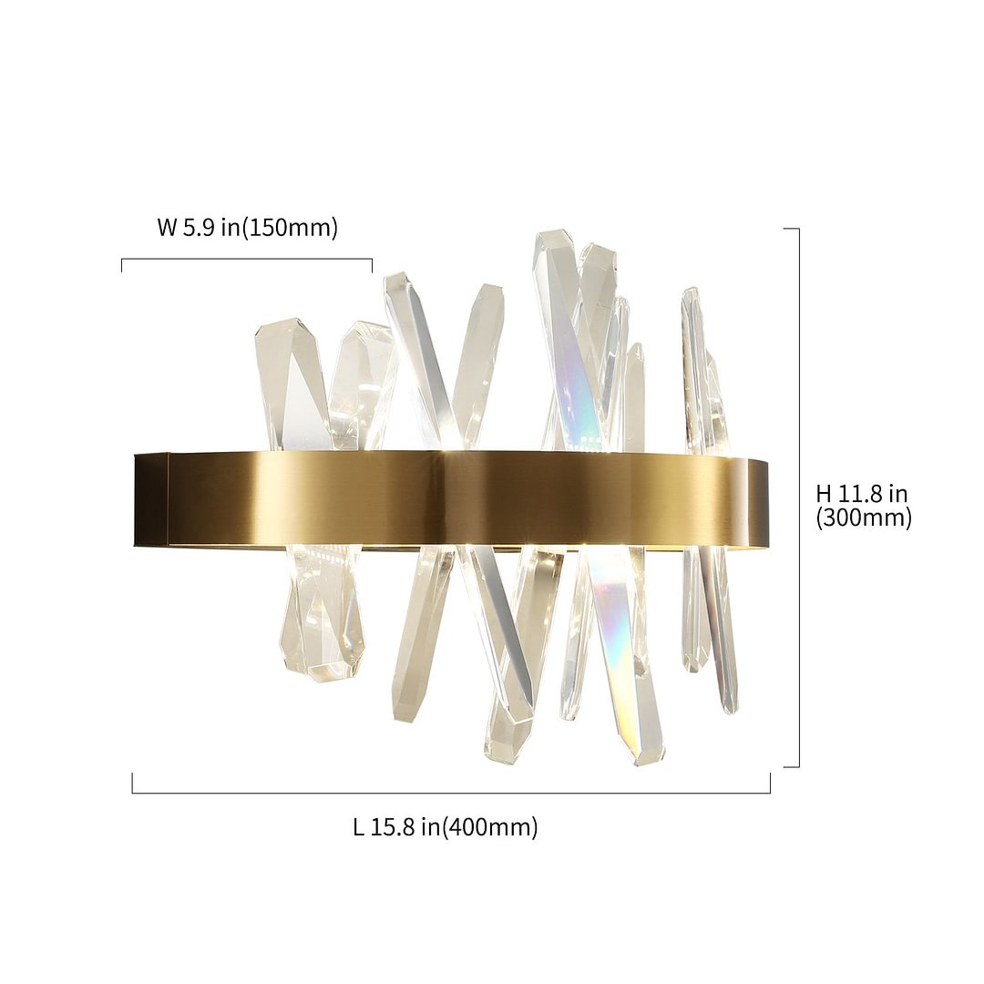 Modern Crystal Material Wall Sconce